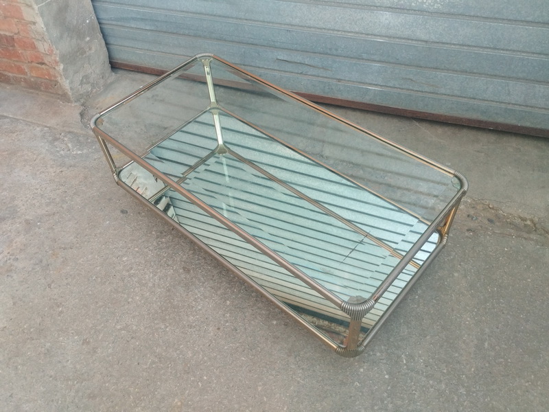 juego estanteria mesa centro inox 114x80x33 40x100x50 1u